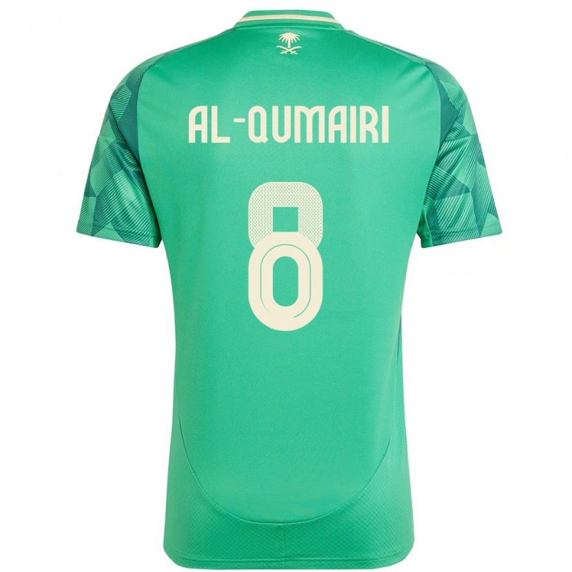 DanxenメンズサウジアラビアNawaf Al Qumairi#8緑ホームシャツ24-26ジャージーユニフォーム