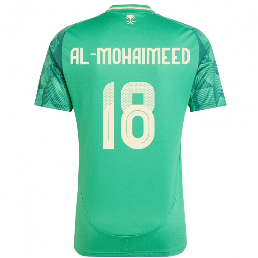 DanxenメンズサウジアラビアSamer Al Mohaimeed#18緑ホームシャツ24-26ジャージーユニフォーム