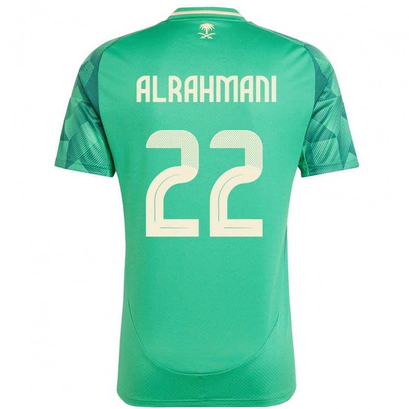 DanxenメンズサウジアラビアSaleh Alrahmani#22緑ホームシャツ24-26ジャージーユニフォーム