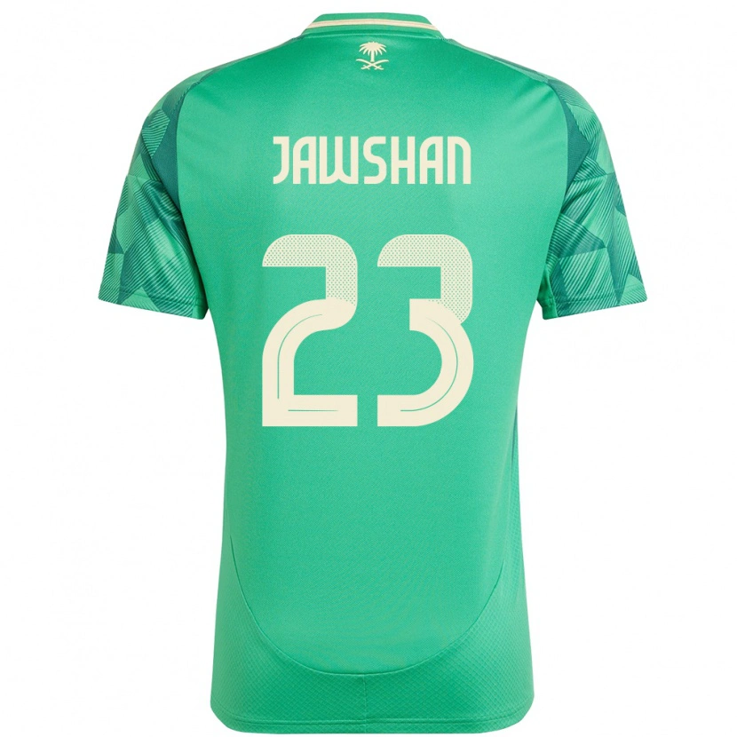 DanxenメンズサウジアラビアYazeed Jawshan#23緑ホームシャツ24-26ジャージーユニフォーム