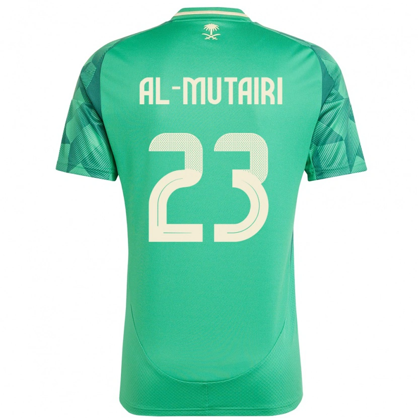 DanxenメンズサウジアラビアTurki Al Mutairi#23緑ホームシャツ24-26ジャージーユニフォーム