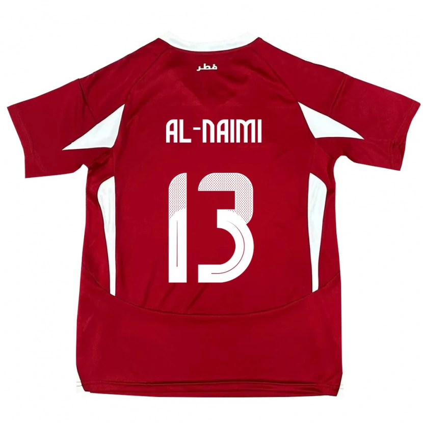 DanxenメンズカタールZahra Al Naimi#13赤ホームシャツ24-26ジャージーユニフォーム