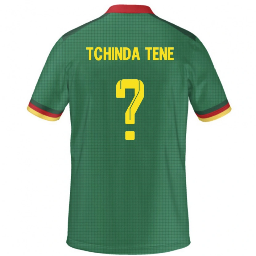 DanxenメンズカメルーンJoseph Tchinda Tene#0緑ホームシャツ24-26ジャージーユニフォーム