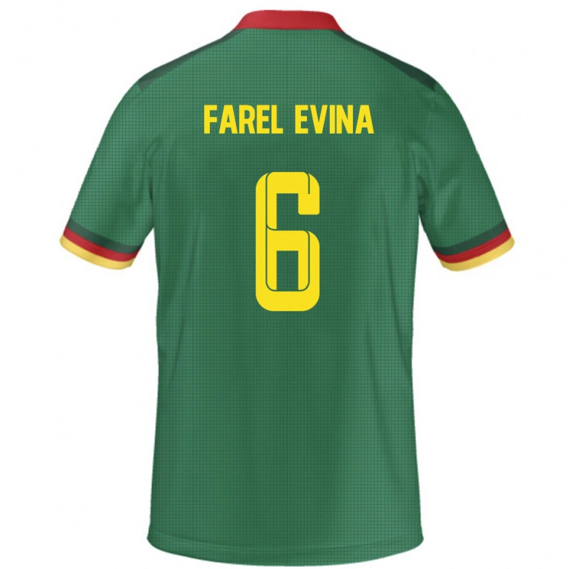 DanxenメンズカメルーンSony Farel Evina#6緑ホームシャツ24-26ジャージーユニフォーム
