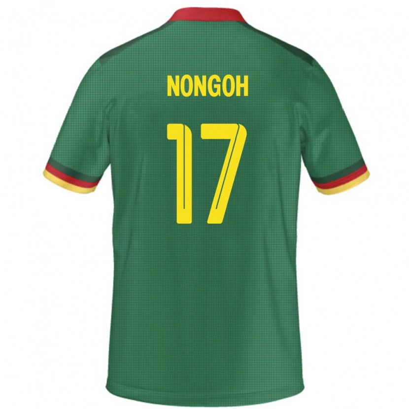 DanxenメンズカメルーンSamuel Nongoh#17緑ホームシャツ24-26ジャージーユニフォーム
