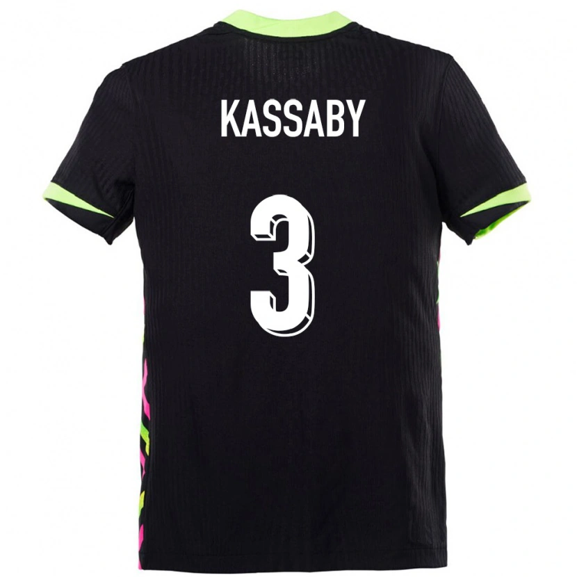 DanxenメンズオーストラリアZayd Kassaby#3ダークブルーアウェイシャツ24-26ジャージーユニフォーム