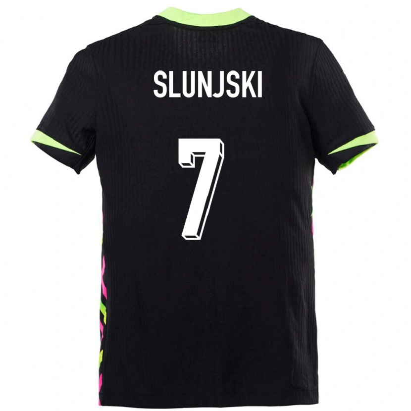 DanxenメンズオーストラリアNoah Slunjski#7ダークブルーアウェイシャツ24-26ジャージーユニフォーム
