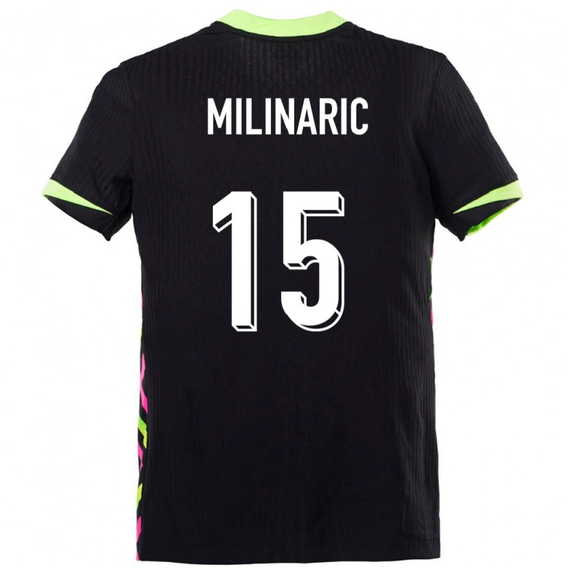 DanxenメンズオーストラリアAnton Milinaric#15ダークブルーアウェイシャツ24-26ジャージーユニフォーム