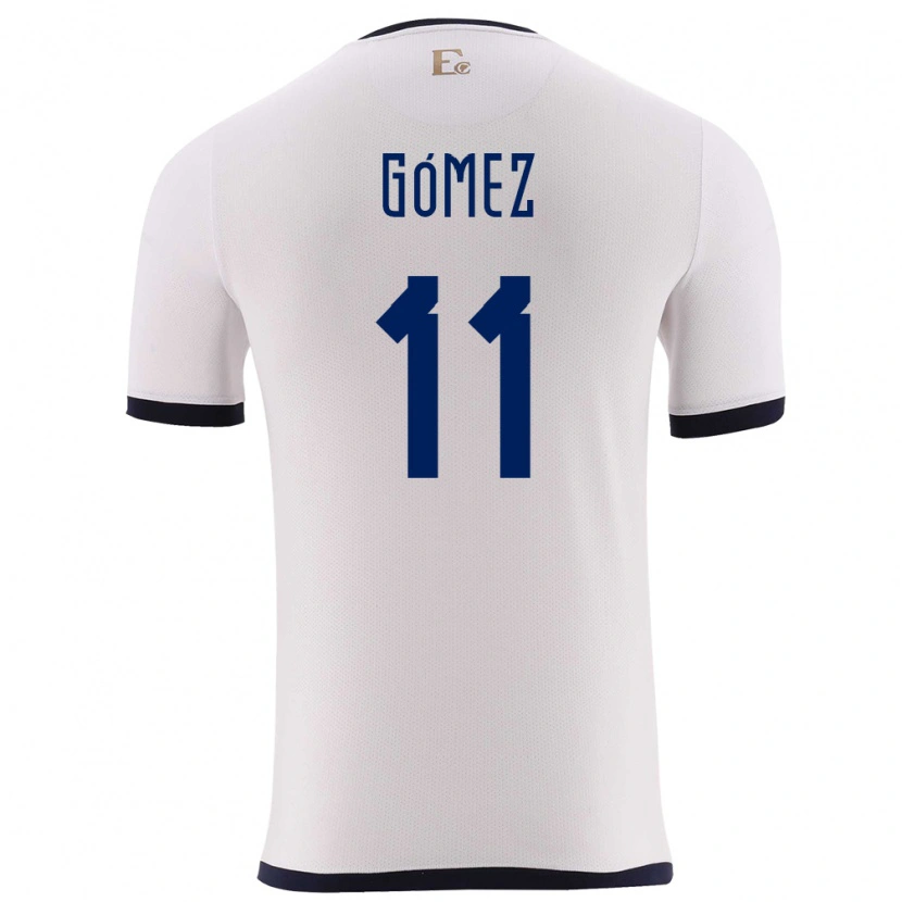 DanxenメンズエクアドルJandry Gómez#11白アウェイシャツ24-26ジャージーユニフォーム