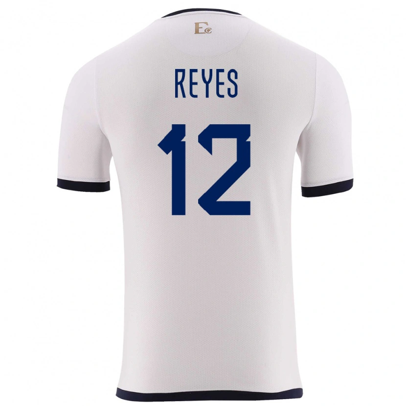 DanxenメンズエクアドルJhafets Reyes#12白アウェイシャツ24-26ジャージーユニフォーム