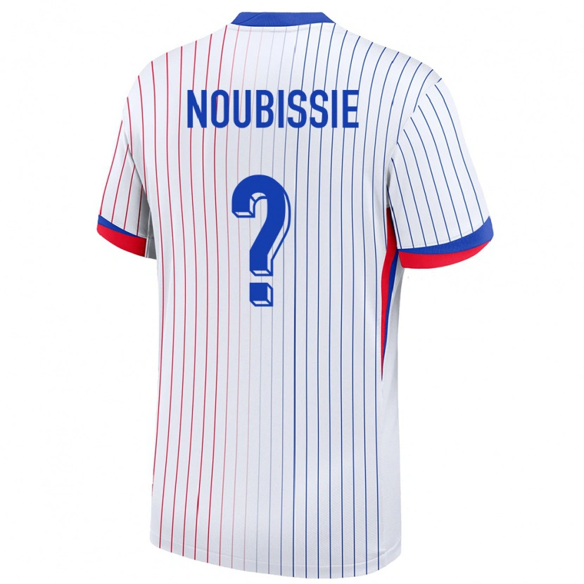DanxenメンズフランスTyrese Noubissie#0白アウェイシャツ24-26ジャージーユニフォーム