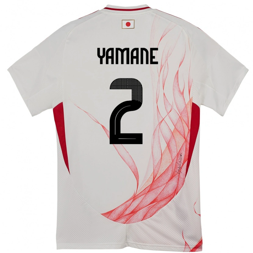 Danxenメンズ日本山根視来#2ホワイトアウェイシャツ24-26ジャージーユニフォーム