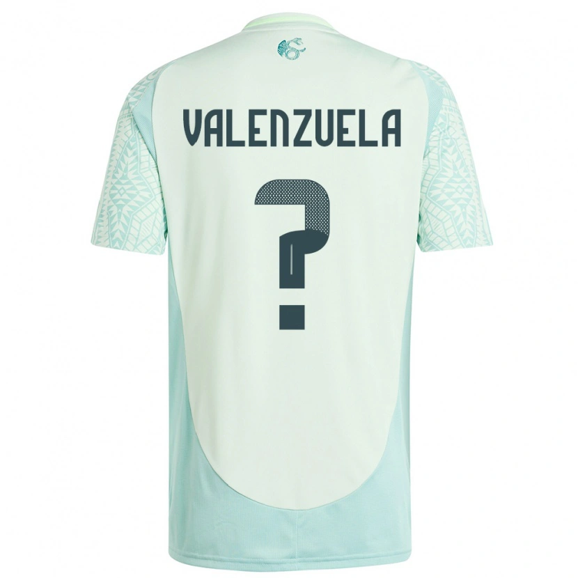 DanxenメンズメキシコFrancisco Valenzuela#0リネングリーンアウェイシャツ24-26ジャージーユニフォーム