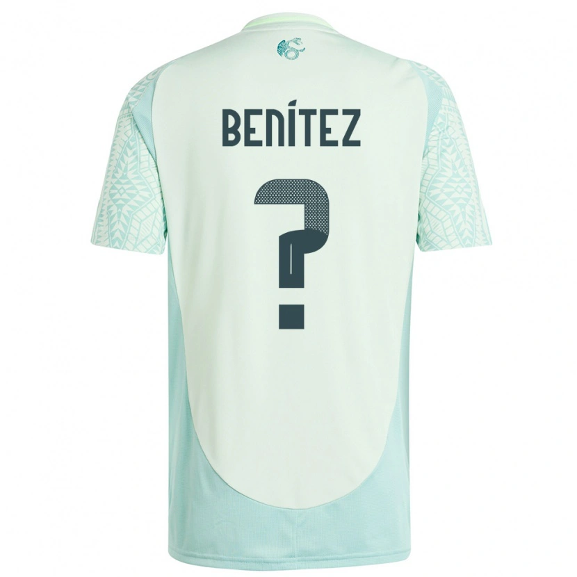 DanxenメンズメキシコGianluca Benítez#0リネングリーンアウェイシャツ24-26ジャージーユニフォーム