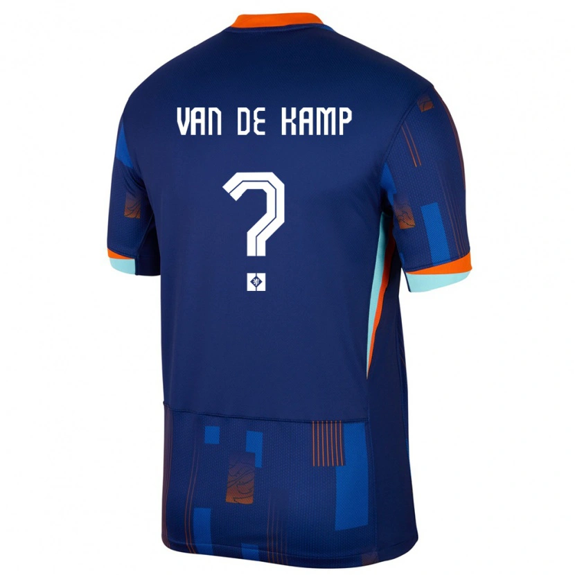 DanxenメンズオランダJochem Ritmeester Van De Kamp#0青アウェイシャツ24-26ジャージーユニフォーム