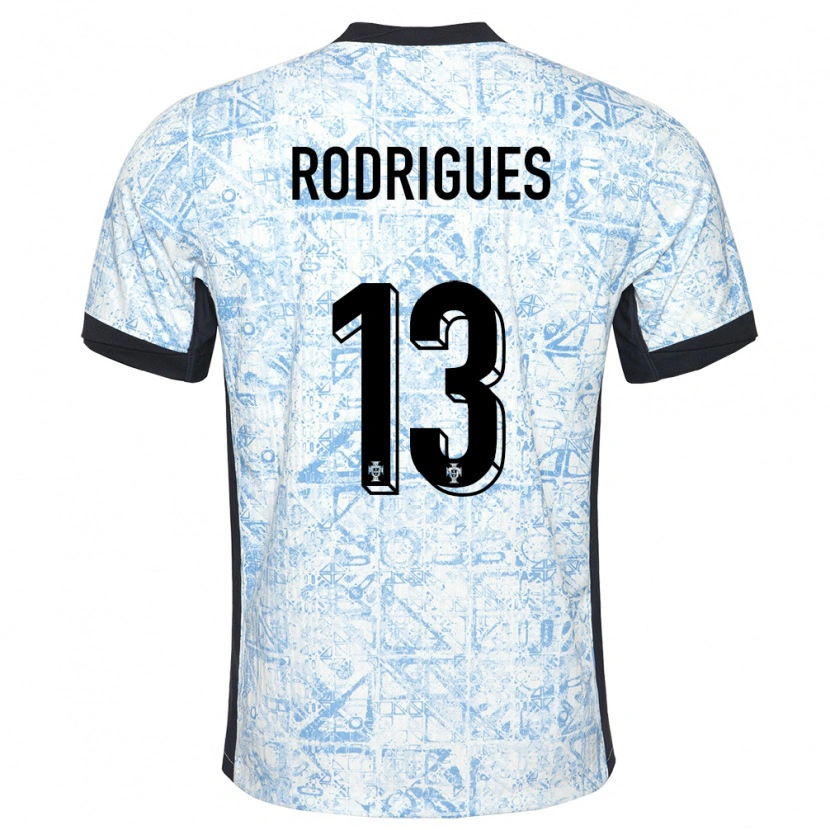 DanxenメンズポルトガルPaulo Rodrigues#13クリームブルーアウェイシャツ24-26ジャージーユニフォーム