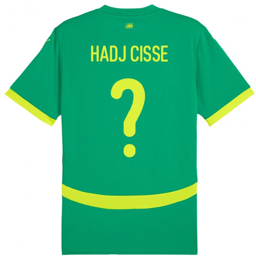 DanxenメンズセネガルEl Hadj Cisse#0グリーンアウェイシャツ24-26ジャージーユニフォーム