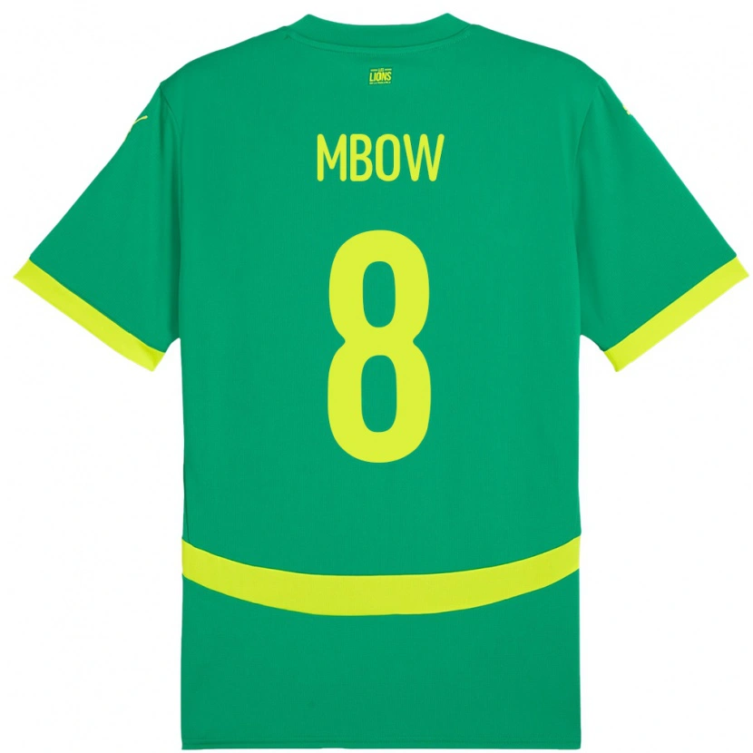 DanxenメンズセネガルMamadou Mbow#8グリーンアウェイシャツ24-26ジャージーユニフォーム