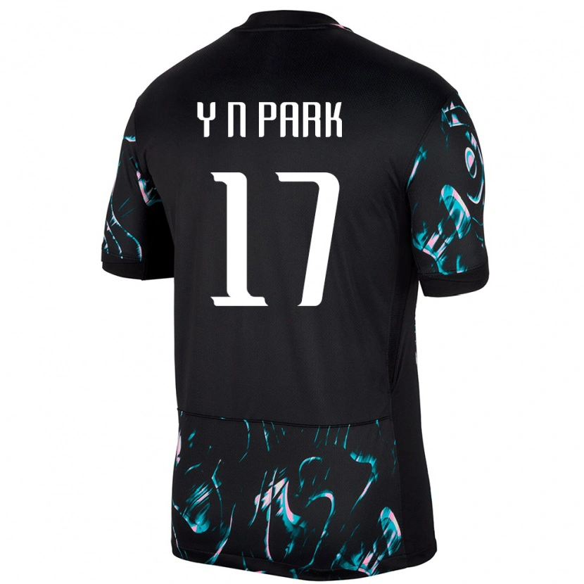 Danxenメンズ韓国Park Ye Na#17ブラックアウェイシャツ24-26ジャージーユニフォーム