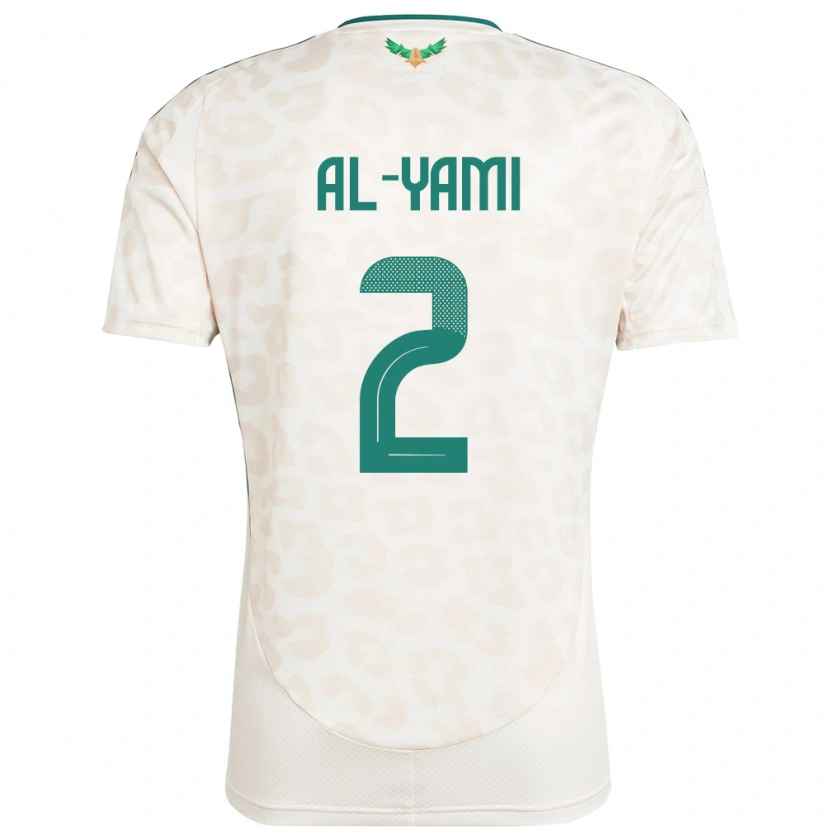DanxenメンズサウジアラビアMarwan Al-Yami#2ホワイトアウェイシャツ24-26ジャージーユニフォーム