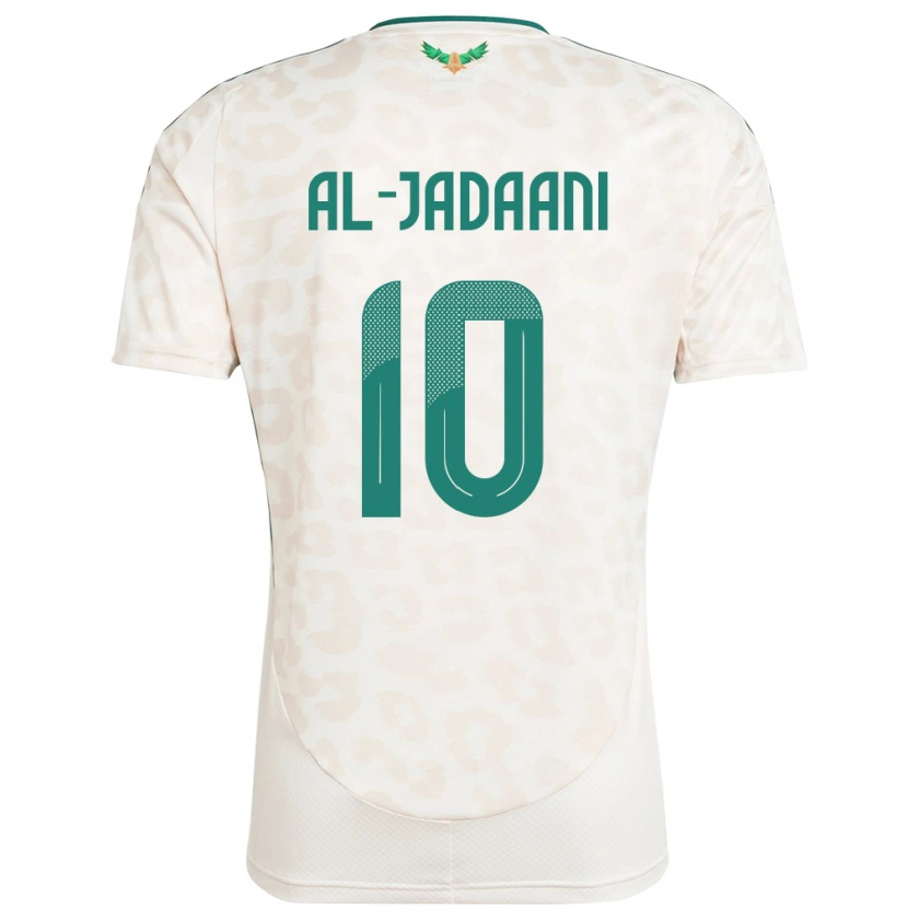 DanxenメンズサウジアラビアNawaf Al-Jadaani#10ホワイトアウェイシャツ24-26ジャージーユニフォーム