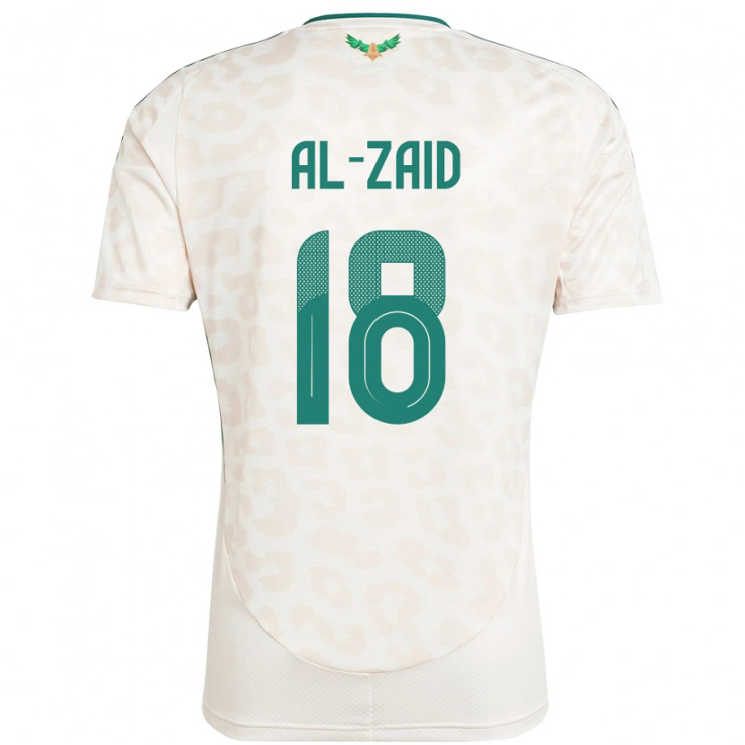 DanxenメンズサウジアラビアSuhayb Al-Zaid#18ホワイトアウェイシャツ24-26ジャージーユニフォーム