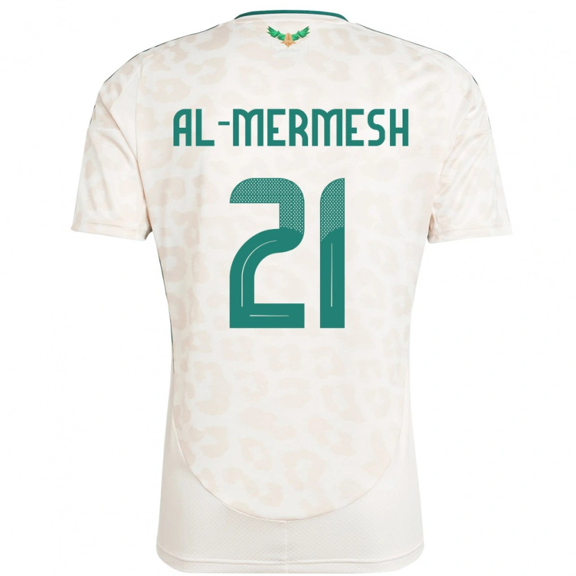 DanxenメンズサウジアラビアOsama Al-Mermesh#21ホワイトアウェイシャツ24-26ジャージーユニフォーム
