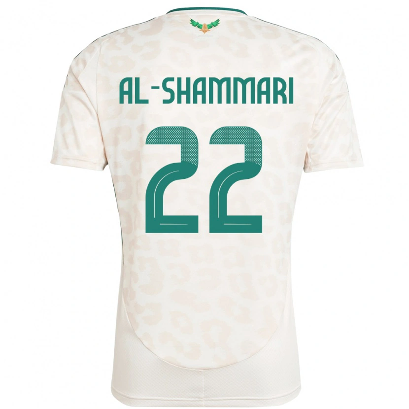 DanxenメンズサウジアラビアAffas Al-Shammari#22ホワイトアウェイシャツ24-26ジャージーユニフォーム