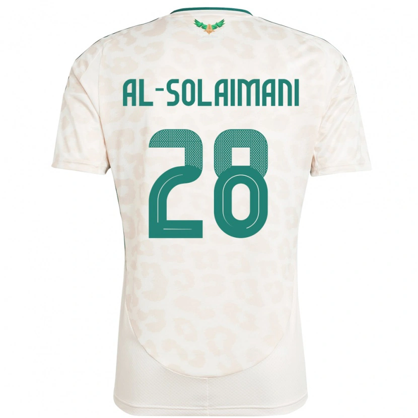 DanxenメンズサウジアラビアSolaiman Al-Solaimani#28ホワイトアウェイシャツ24-26ジャージーユニフォーム