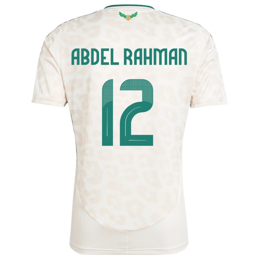 DanxenメンズサウジアラビアMona Abdel Rahman#12ホワイトアウェイシャツ24-26ジャージーユニフォーム