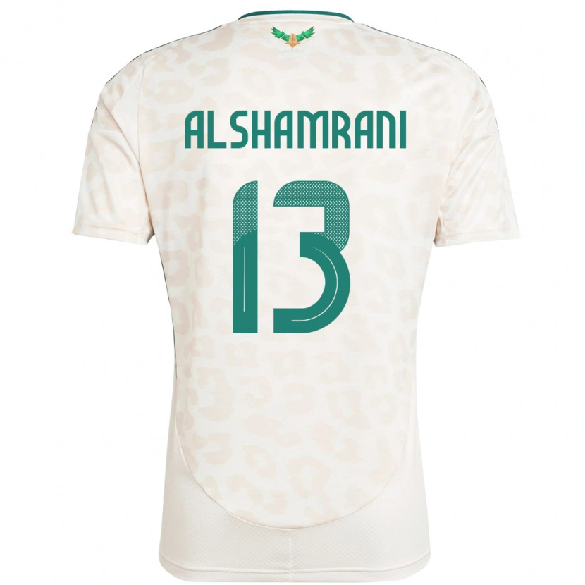 DanxenメンズサウジアラビアFarha Alshamrani#13ホワイトアウェイシャツ24-26ジャージーユニフォーム