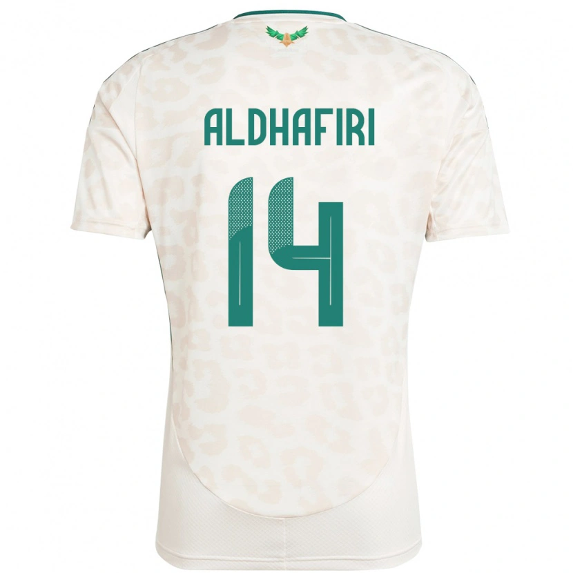 DanxenメンズサウジアラビアJathob Aldhafiri#14ホワイトアウェイシャツ24-26ジャージーユニフォーム