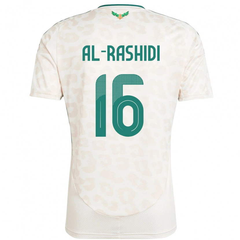 DanxenメンズサウジアラビアMohammed Al Rashidi#16ホワイトアウェイシャツ24-26ジャージーユニフォーム