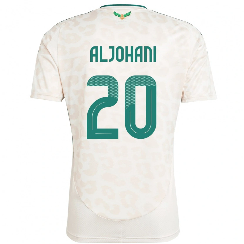 DanxenメンズサウジアラビアZiyad Aljohani#20ホワイトアウェイシャツ24-26ジャージーユニフォーム