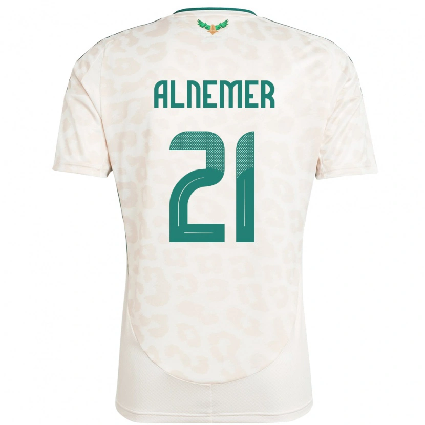 DanxenメンズサウジアラビアMeshari Alnemer#21ホワイトアウェイシャツ24-26ジャージーユニフォーム