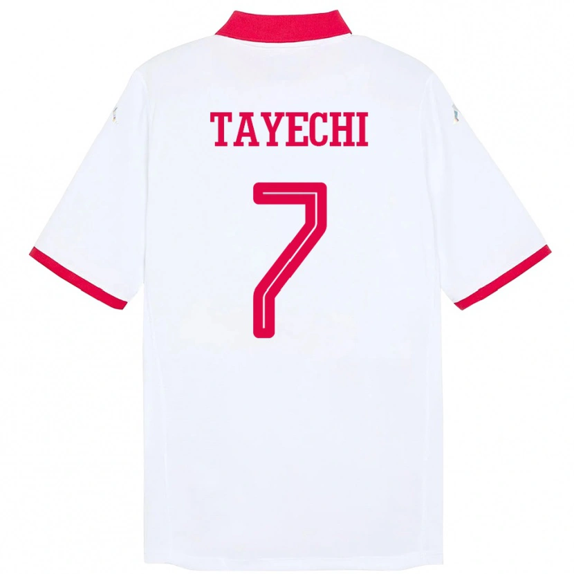DanxenメンズチュニジアFedi Tayechi#7ホワイトアウェイシャツ24-26ジャージーユニフォーム