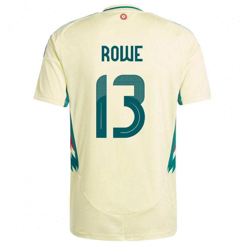 Danxenメンズウェールズレイチェル・ロウ#13ベージュイエローアウェイシャツ24-26ジャージーユニフォーム