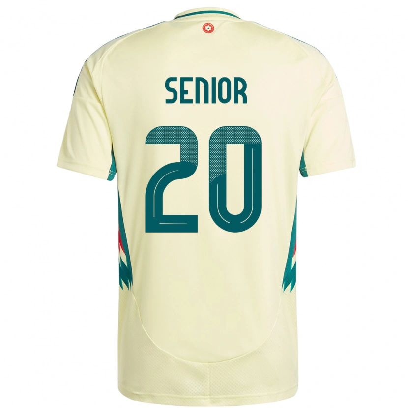 DanxenメンズウェールズMatt Senior#20ベージュイエローアウェイシャツ24-26ジャージーユニフォーム