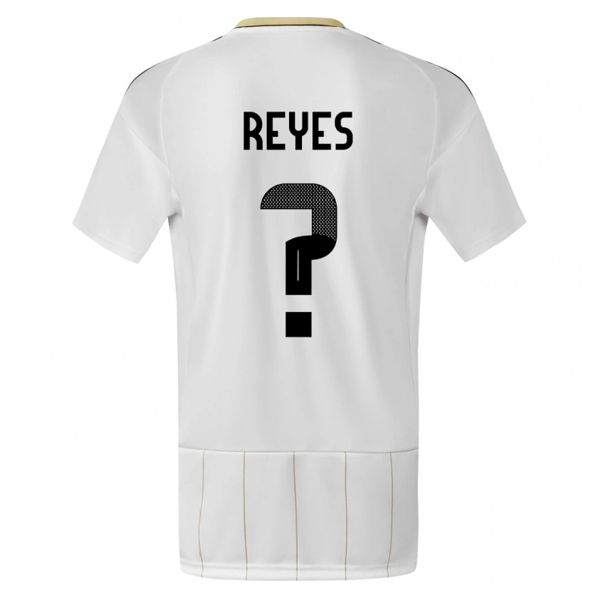 DanxenメンズコスタリカNery Reyes#0白アウェイシャツ24-26ジャージーユニフォーム