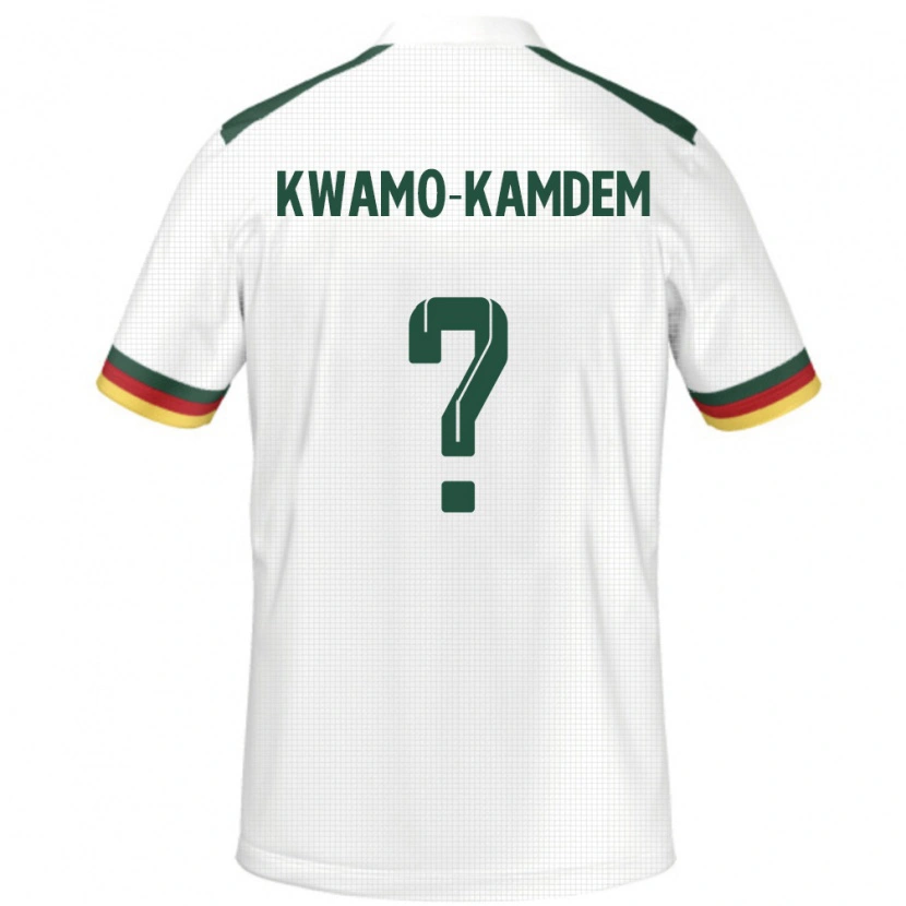 DanxenメンズカメルーンJerome Noel Kwamo-Kamdem#0ホワイトアウェイシャツ24-26ジャージーユニフォーム