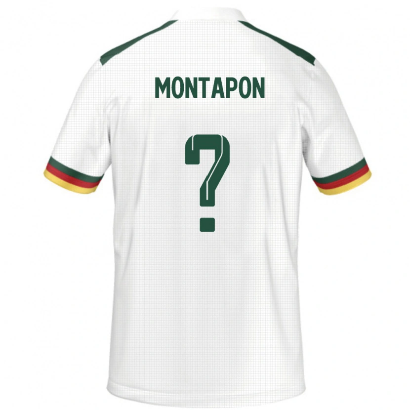DanxenメンズカメルーンFadil Montapon Hamed#0ホワイトアウェイシャツ24-26ジャージーユニフォーム