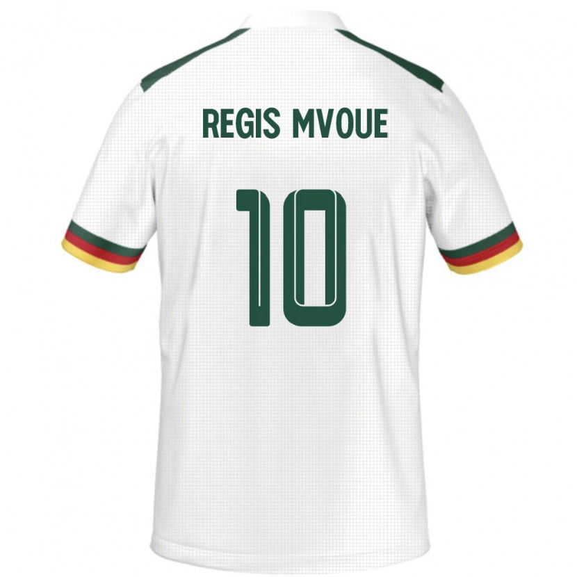 DanxenメンズカメルーンSteve Regis Mvoue#10ホワイトアウェイシャツ24-26ジャージーユニフォーム