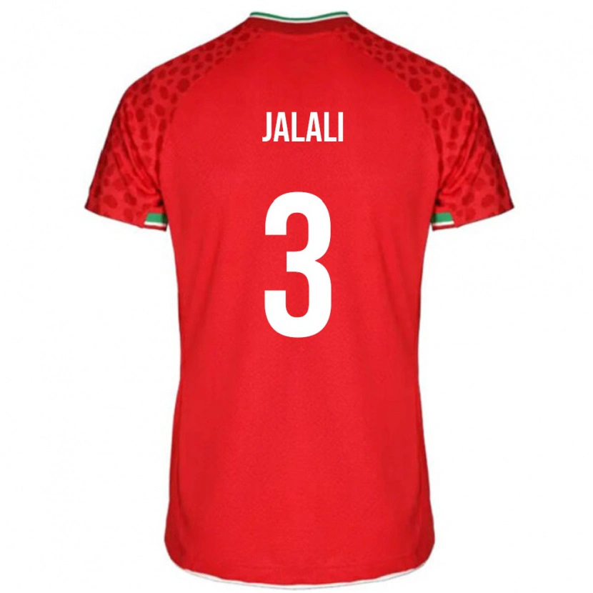 DanxenメンズイランAhmadreza Jalali#3レッドアウェイシャツ24-26ジャージーユニフォーム