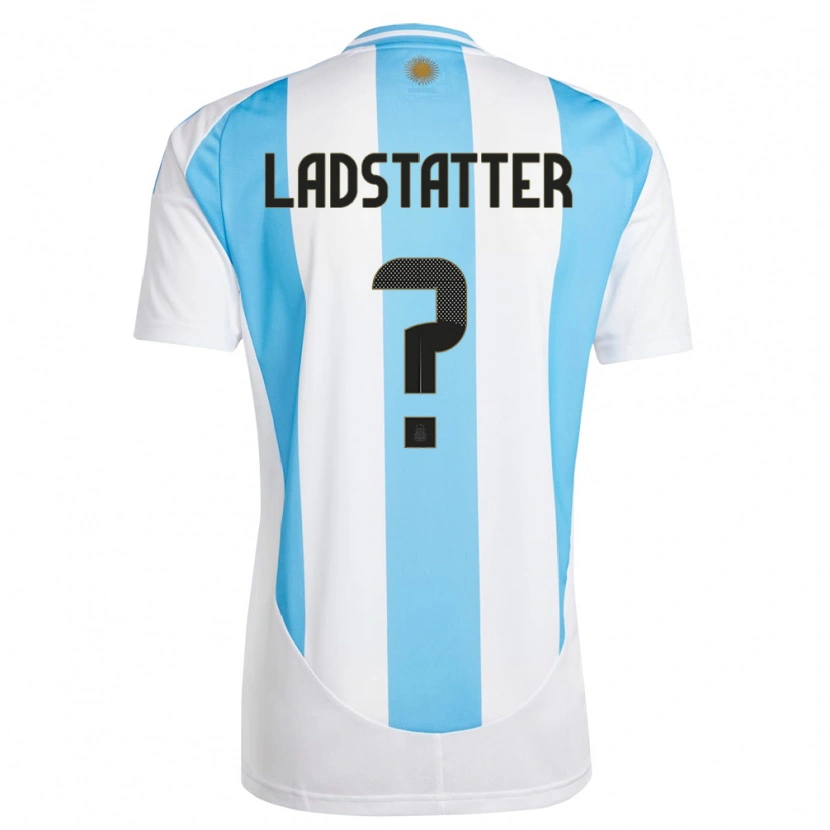 DanxenレディースアルゼンチンAgustín Ladstatter#0白青ホームシャツ24-26ジャージーユニフォーム