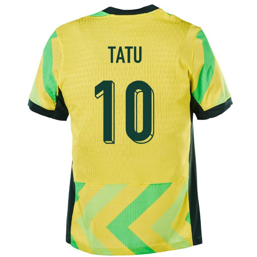 DanxenレディースオーストラリアAmlani Tatu#10金色ホームシャツ24-26ジャージーユニフォーム