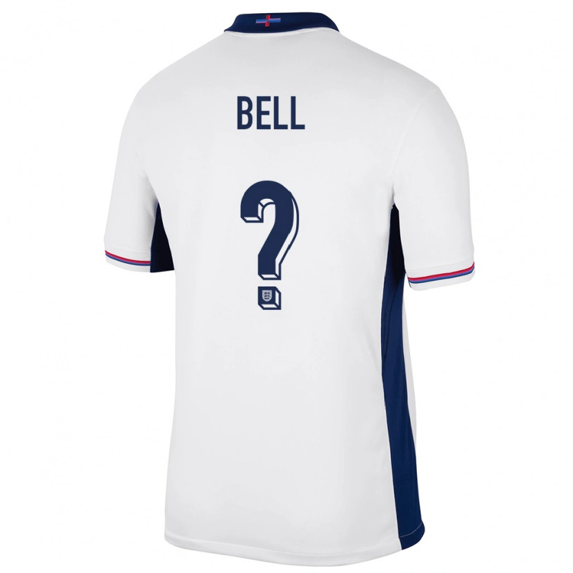 DanxenレディースイングランドToby Bell#0白ホームシャツ24-26ジャージーユニフォーム