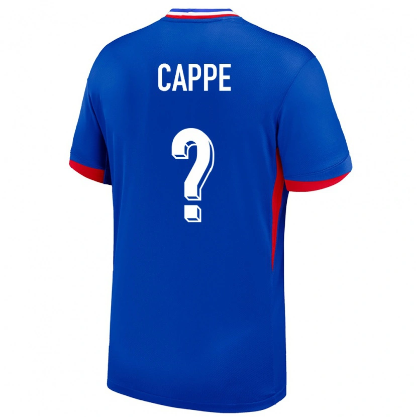 DanxenレディースフランスDjibril Cappe#0青ホームシャツ24-26ジャージーユニフォーム