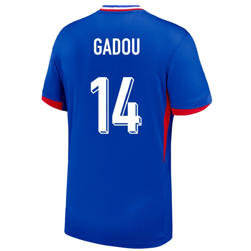 DanxenレディースフランスJoane Gadou#14青ホームシャツ24-26ジャージーユニフォーム