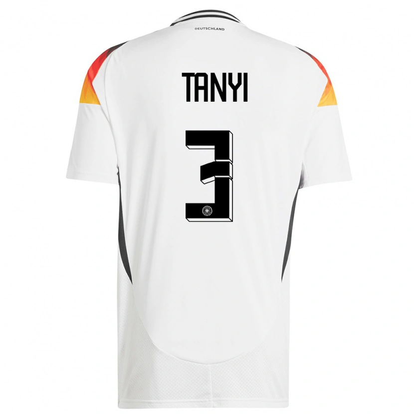 DanxenレディースドイツPaul Tanyi#3白ホームシャツ24-26ジャージーユニフォーム