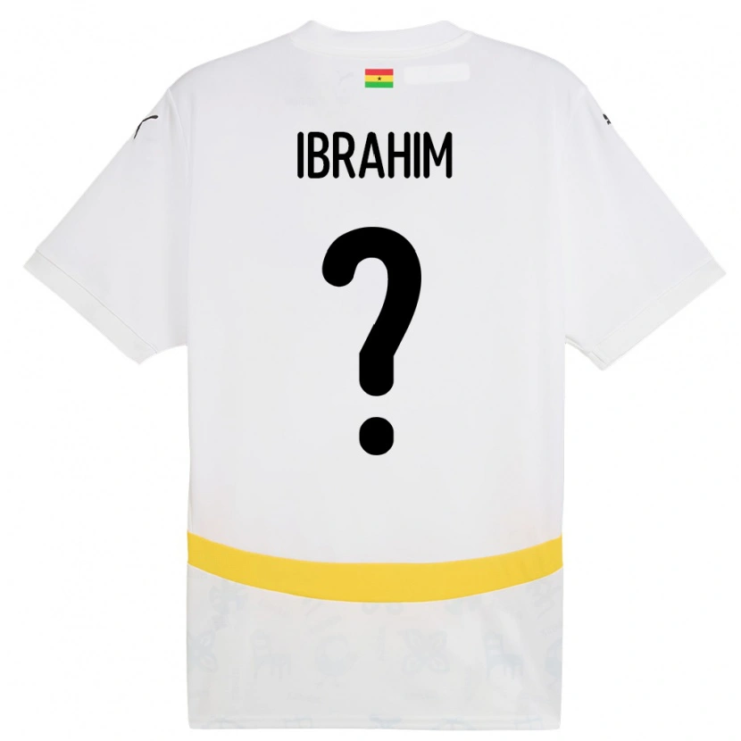 DanxenレディースガーナHafiz Ibrahim#0白ホームシャツ24-26ジャージーユニフォーム